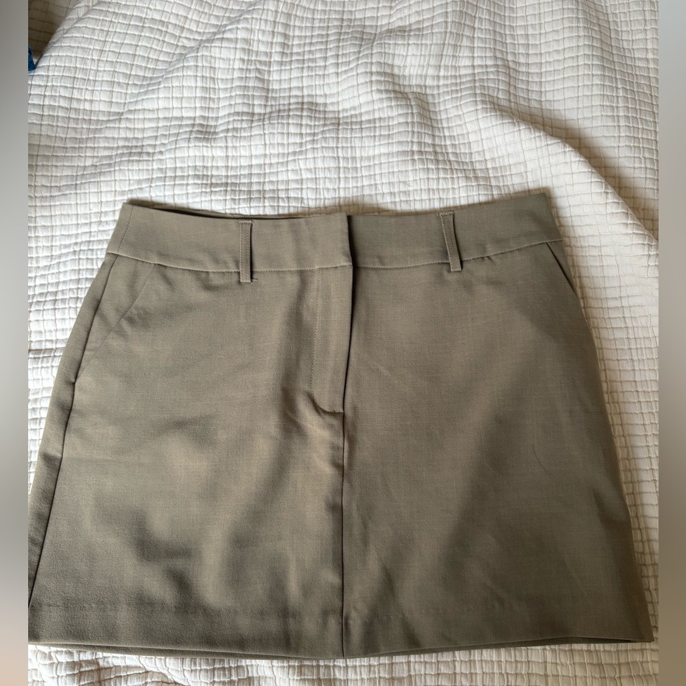 Na-kd Mini Pencil Skirt Taupe Beige Medium (38) NWOT